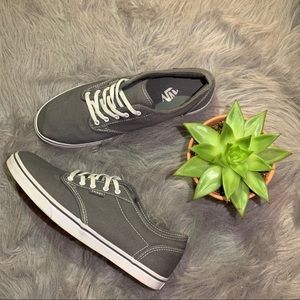 Vans Gray Low cut Lace up Women size 9